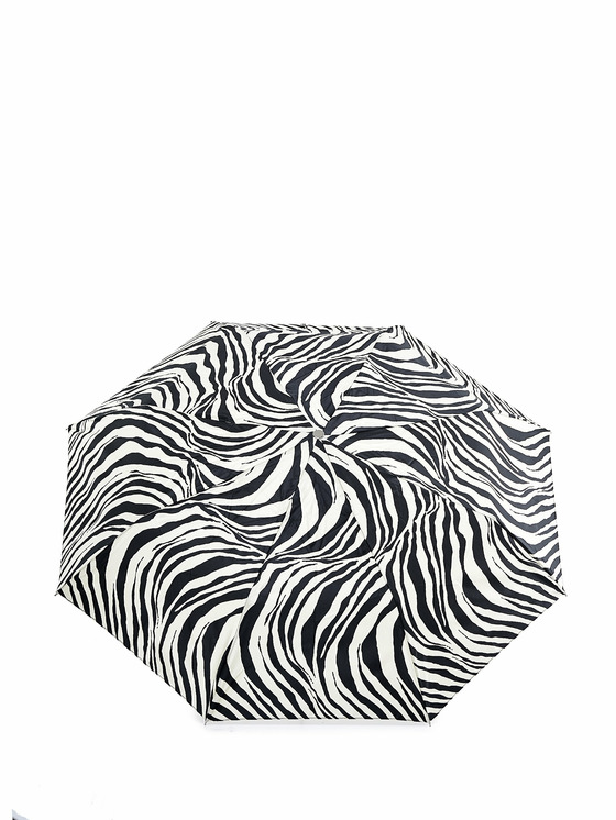 Зонт складной с принтом зебра
