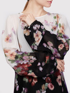 Платье макси с цветочным принтом - фото 3