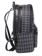 Рюкзак с принтом и карманом на молнии - фото 4