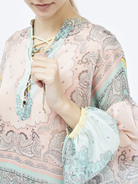 Блуза с объемными рукавами - фото 2