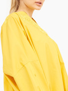 Блуза оверсайз с декором кружево - фото 2