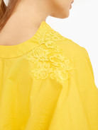 Блуза оверсайз с декором кружево - фото 5
