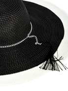 Шляпа с декоративной цепью - фото 3