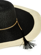 Шляпа с декоративной цепью - фото 3