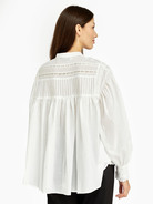 Блуза с декором шитье - фото 5