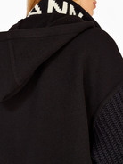 Куртка из комбинированой ткани свободного кроя - фото 7