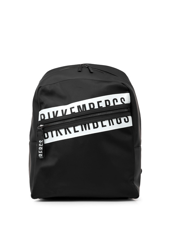 Рюкзак черный из комбинированной ткани