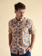 Рубашка с геометрическим принтом - фото 2