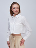 Блуза укороченная - фото 4