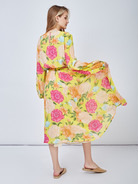 Платье с цветочным принтом - фото 5